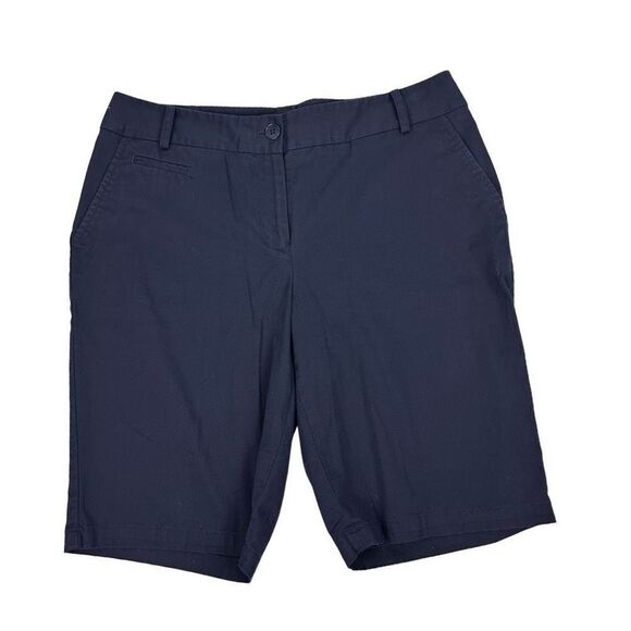 Talbots Pants - Talbots Navy Bermuda Shorts size 8